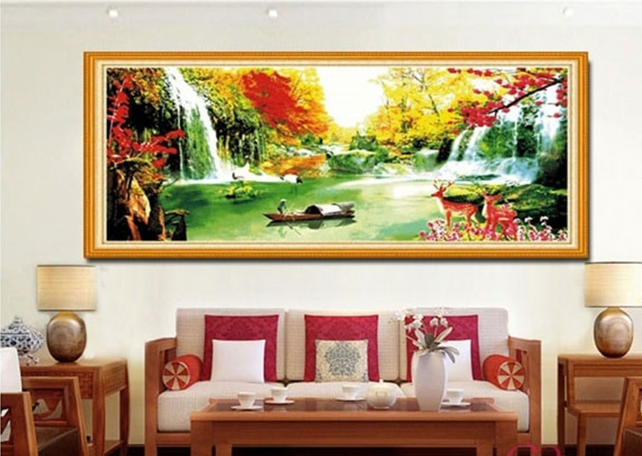 [GỢI Ý] Phương pháp trang trí tường phòng khách tinh tế và hiện đại