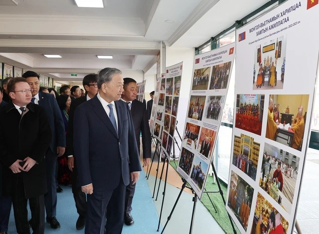 Tổng Bí thư, Chủ tịch nước Tô Lâm Thăm Trường Mang Tên Bác Hồ Tại Mông Cổ