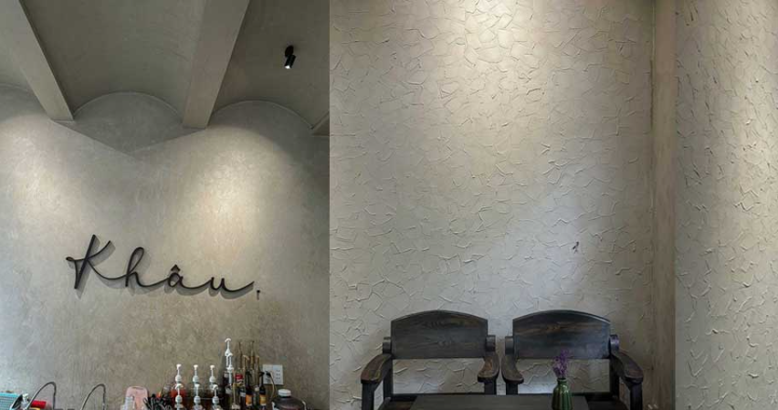 Xu hướng thi công sơn cát nghệ thuật cho quán café