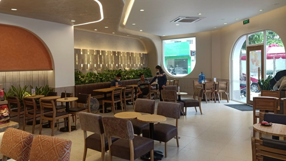 Xu hướng thi công sơn cát nghệ thuật cho quán café