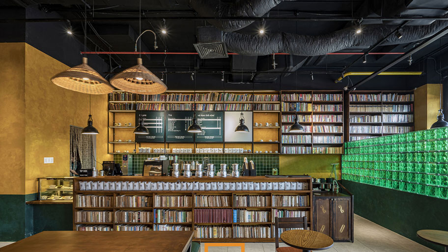 Xu hướng thi công sơn cát nghệ thuật cho quán café