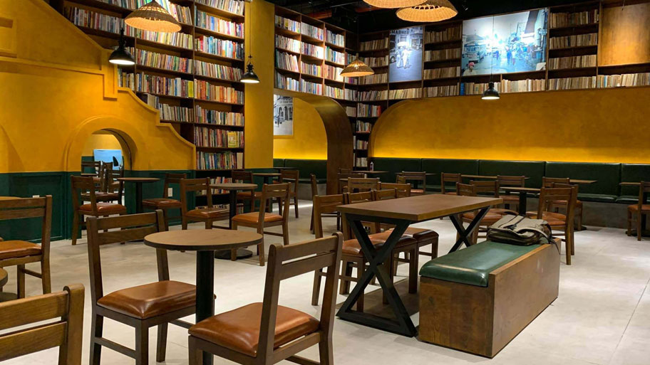 Xu hướng thi công sơn cát nghệ thuật cho quán café