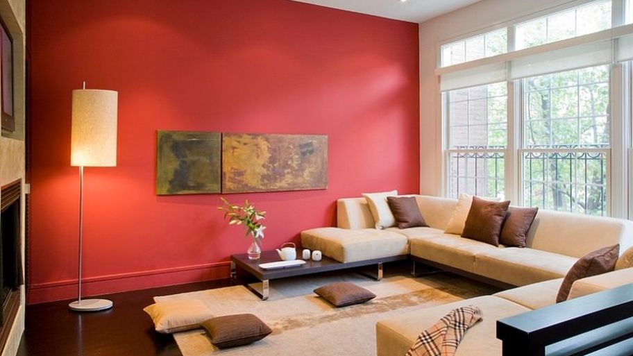 Tư vấn cách phối màu sơn đẹp cho phòng khách nhà ống