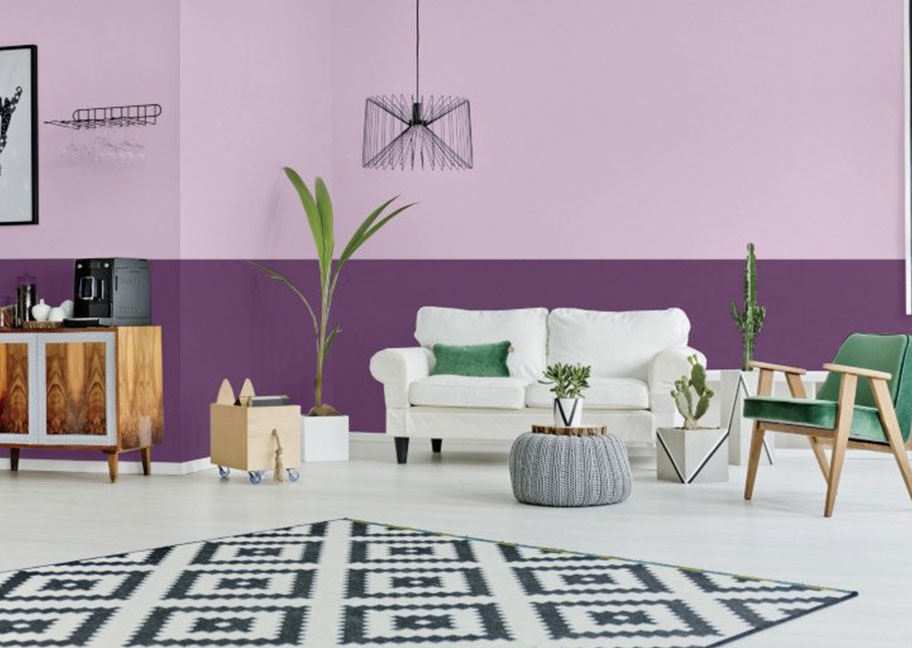 [25+] Mẫu Sơn Nhà Màu Tím Khoai Môn Tuyệt Đẹp và Lãng Mạn