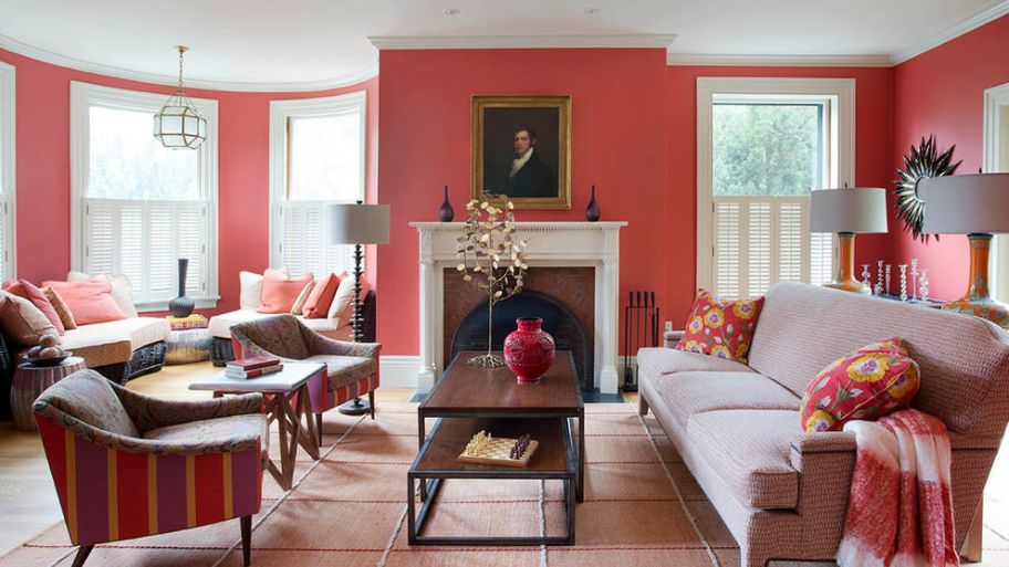 Tư vấn cách phối màu sơn đẹp cho phòng khách nhà ống