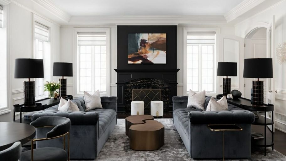 Tư vấn cách phối màu sơn đẹp cho phòng khách nhà ống