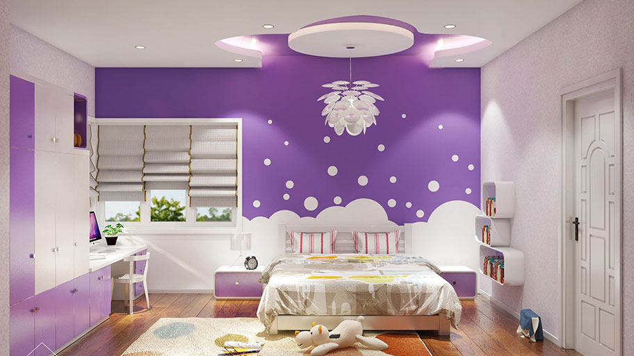 [25+] Mẫu Sơn Nhà Màu Tím Khoai Môn Tuyệt Đẹp và Lãng Mạn