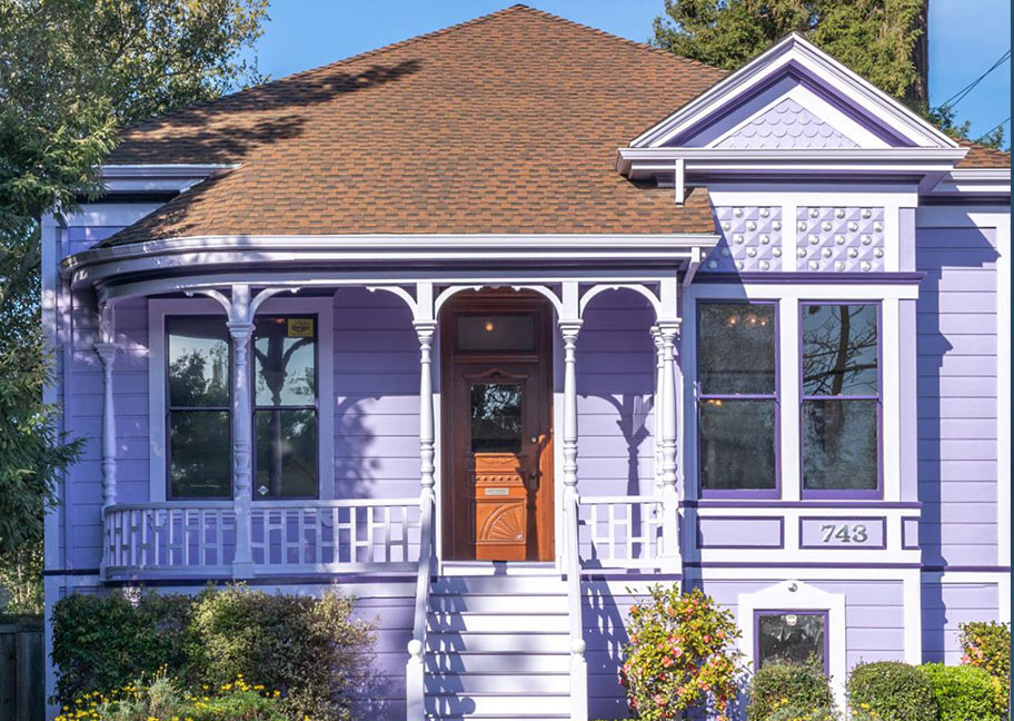 [25+] Mẫu Sơn Nhà Màu Tím Khoai Môn Tuyệt Đẹp và Lãng Mạn