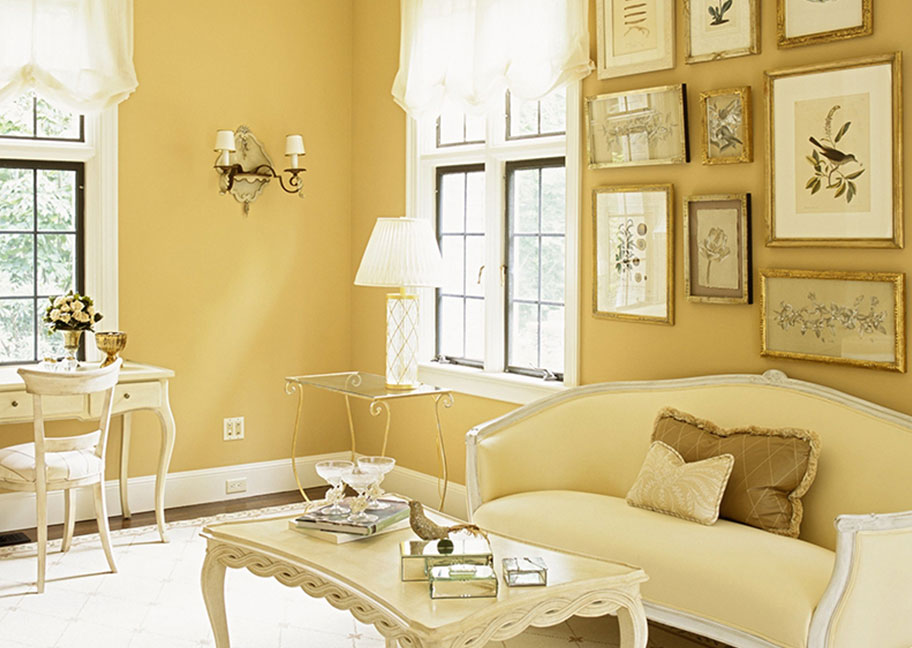 [25+] Mẫu sơn nhà màu vàng kem tuyệt đẹp