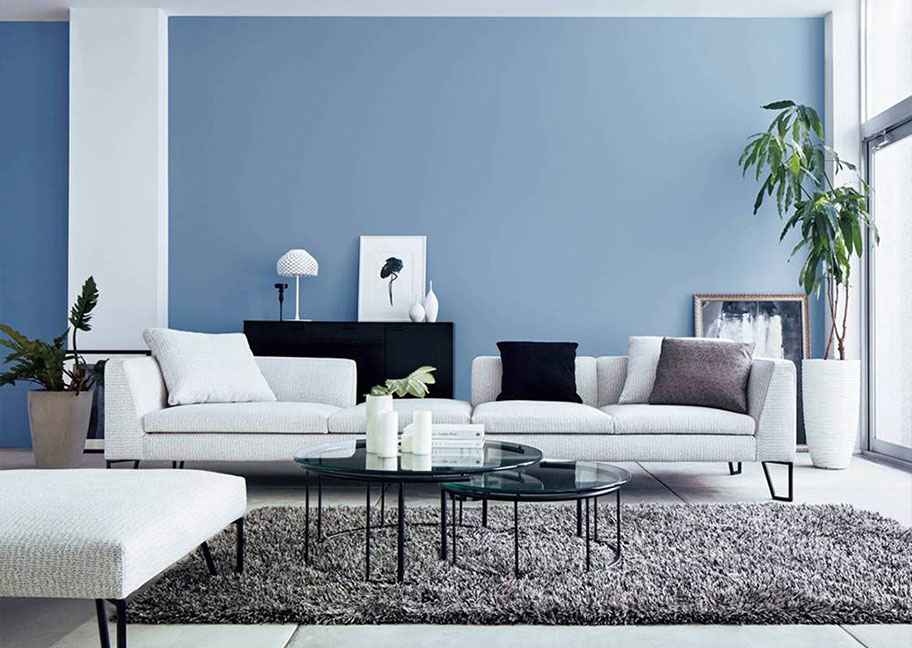 Tư vấn cách phối màu sơn đẹp cho phòng khách nhà ống