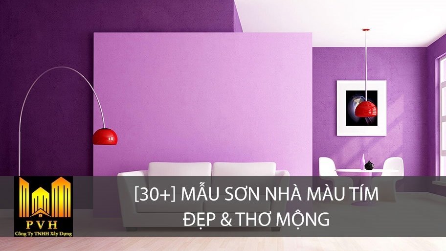 [30+] Mẫu sơn nhà màu tím đẹp & thơ mộng